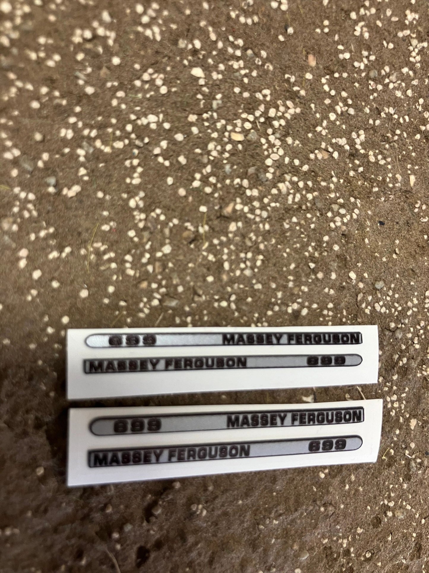 Massey Ferguson 699 Tractor Professional pre cut High quality vinyl huge pack decals bonnet farm machinery decals 1:32 scaleMassey Ferguson 699 Tractor bonnet farm machinery decals Image