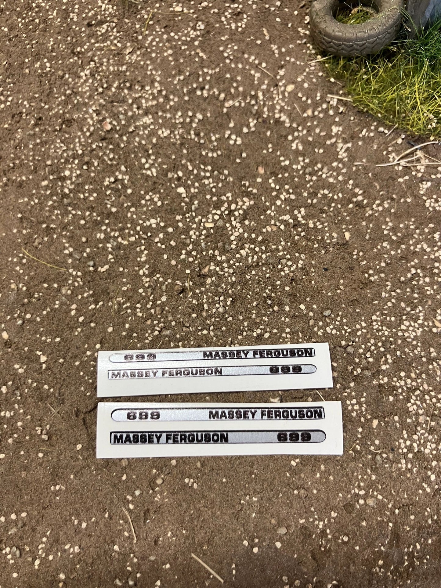 Massey Ferguson 699 Tractor Professional pre cut High quality vinyl huge pack decals bonnet farm machinery decals 1:32 scaleMassey Ferguson 699 Tractor bonnet farm machinery decals Image 2