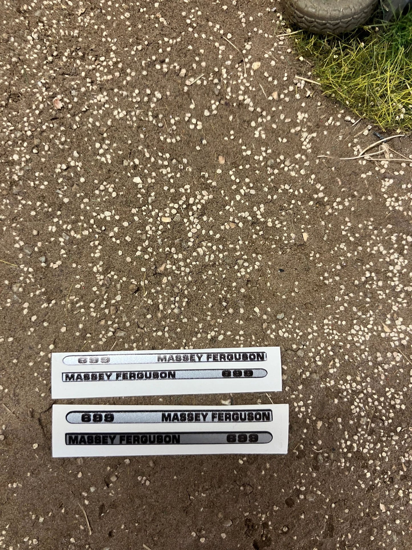 Massey Ferguson 699 Tractor Professional pre cut High quality vinyl huge pack decals bonnet farm machinery decals 1:32 scaleMassey Ferguson 699 Tractor bonnet farm machinery decals Image 3