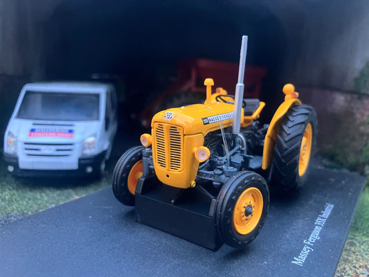 Obsolete Universal Hobbies Industrial Massey Ferguson 35x Tractor 1:32 Dealer Box Image